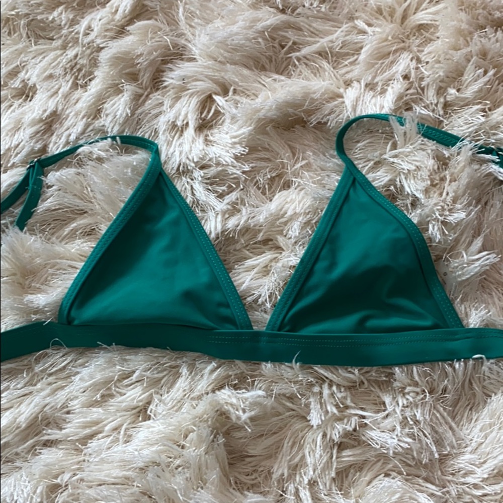 Green bikini top